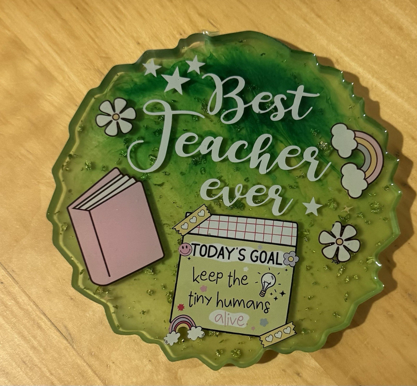 Teacher Gift Appreciation Day Tea Coffee Mug Coaster