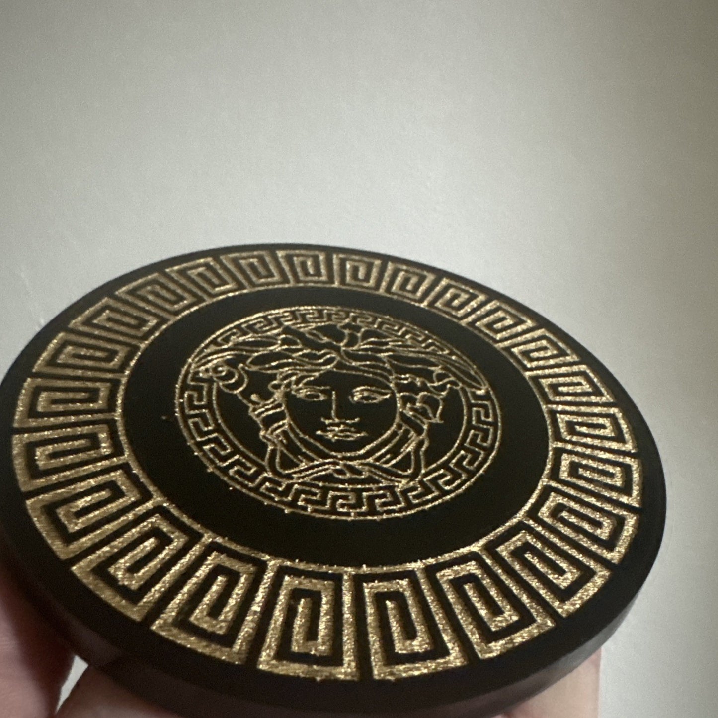 Medusa Style Coaster Gold/Silver– Durable Handmade Resin, Authentic Quality