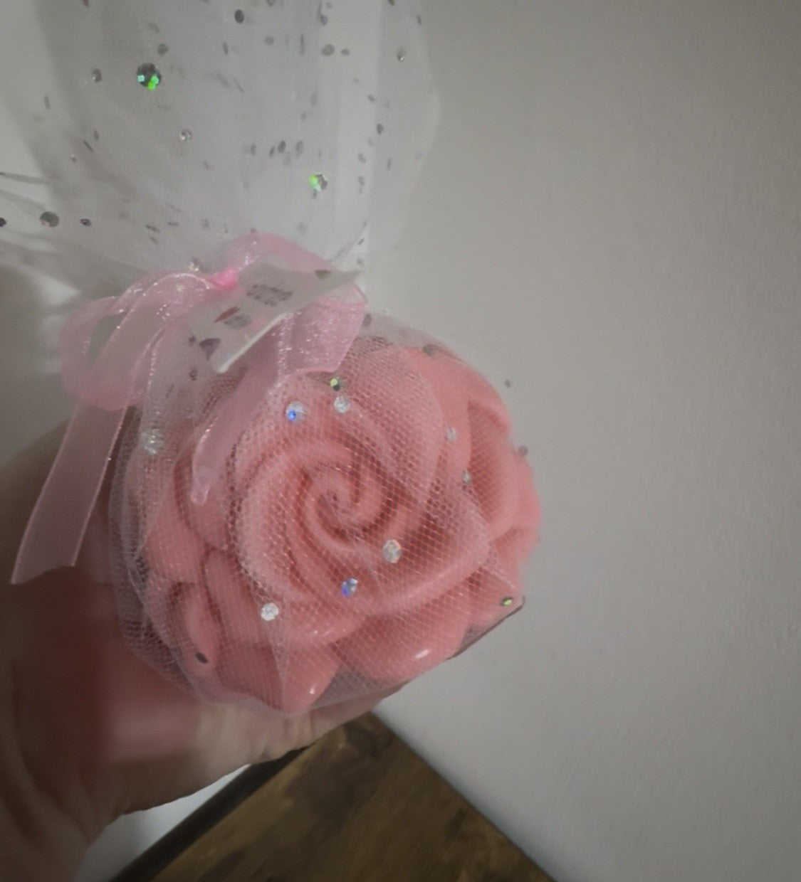 Rose Scented Flower Candle