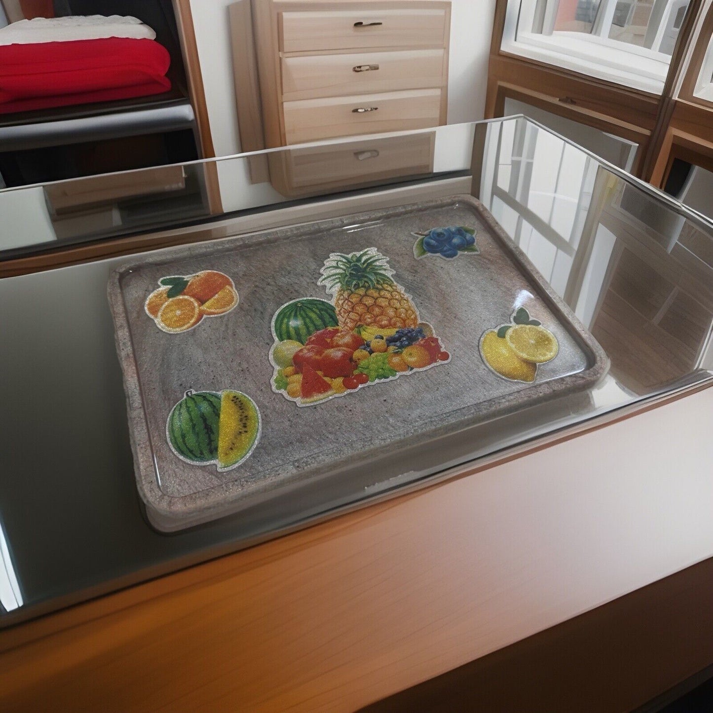 Unique Handmade Kitchen Serving Tray Coffee /Tea /Cookies Serving