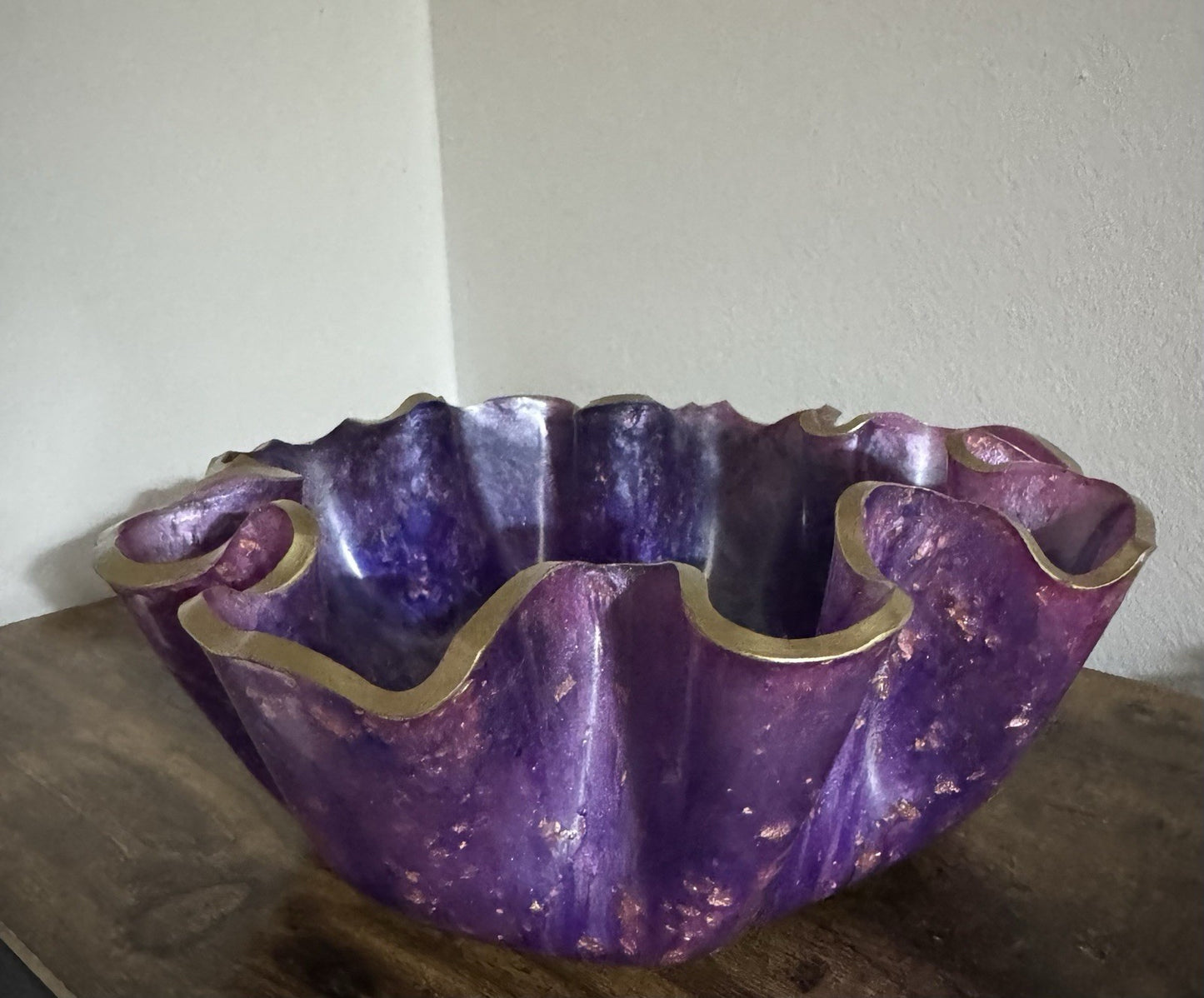 Decorative Resin Fruit Bowl for Home Decor Fruit Bowl for Table Centerpiece