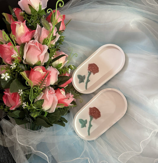 Luxury Trinket Tray Valet Tray Candles Perfume Soap Shampoo Jewellery Holder