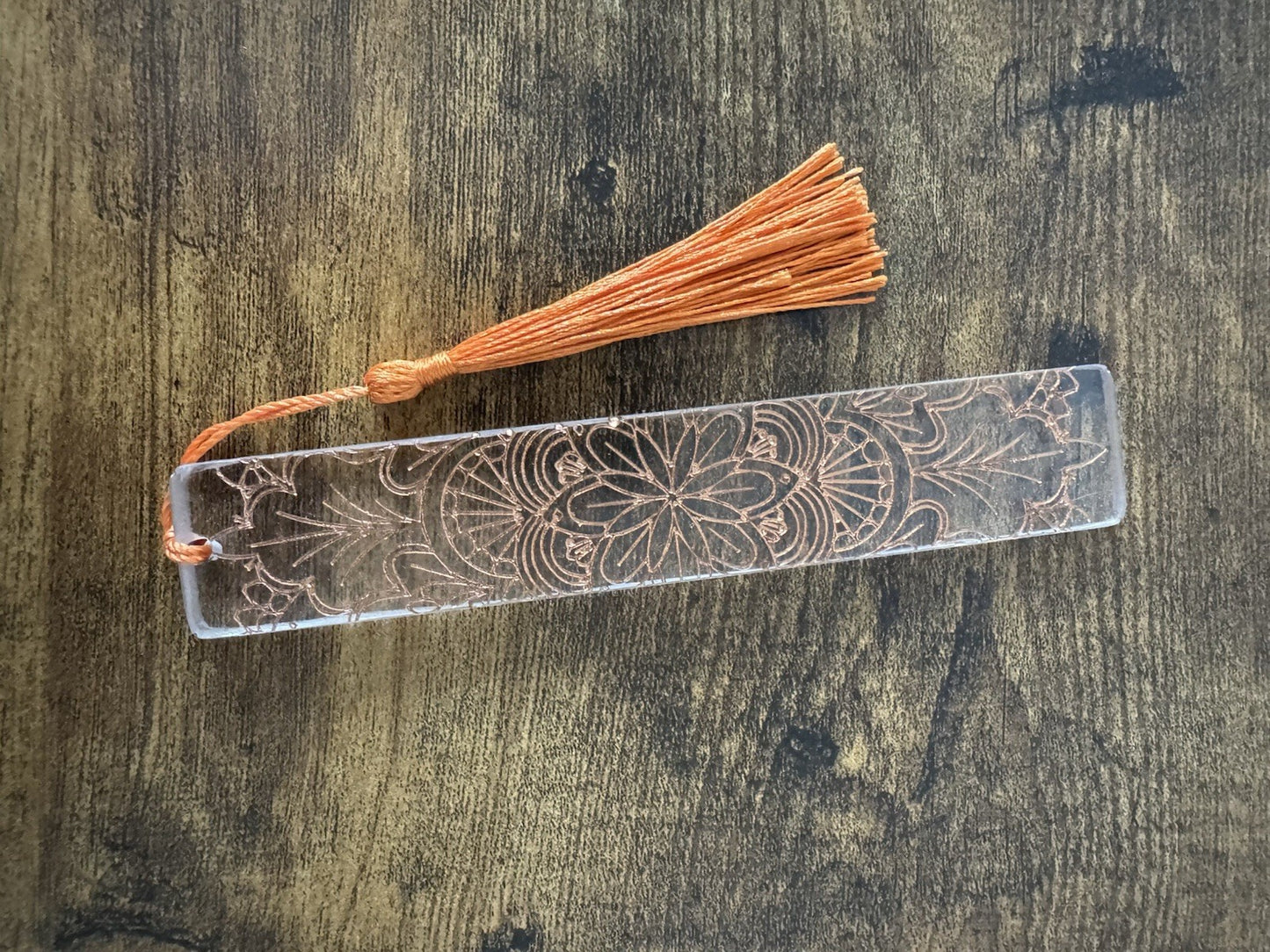 Bookmarks Clear Background  And Gold Embossed Stripe