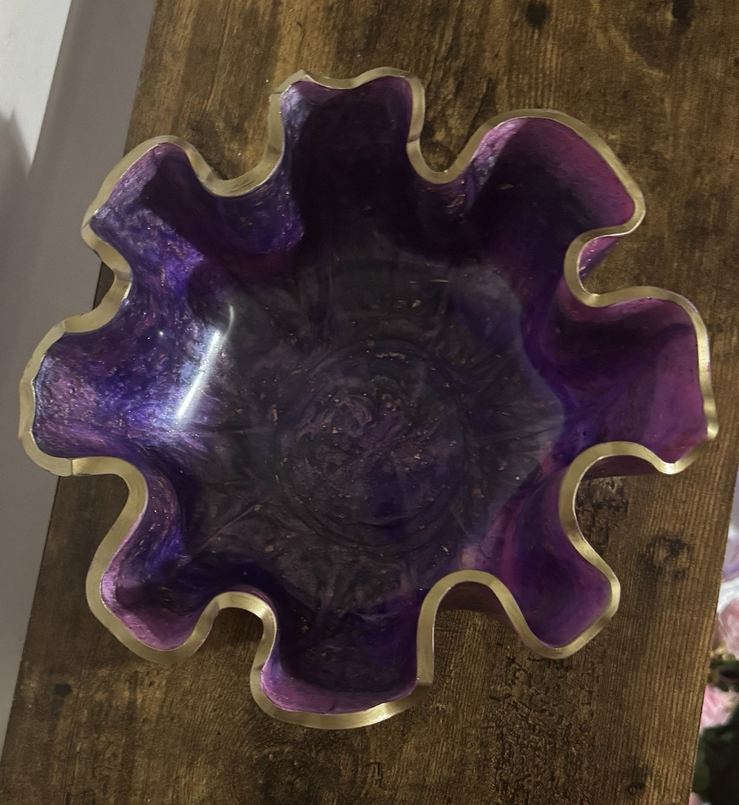 Decorative Resin Fruit Bowl for Home Decor Fruit Bowl for Table Centerpiece