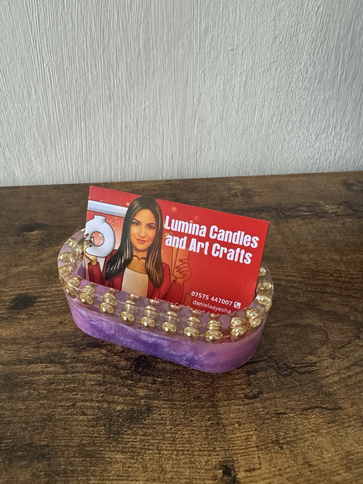 Business Card Holder Small Perfume Holder For Office Desk
