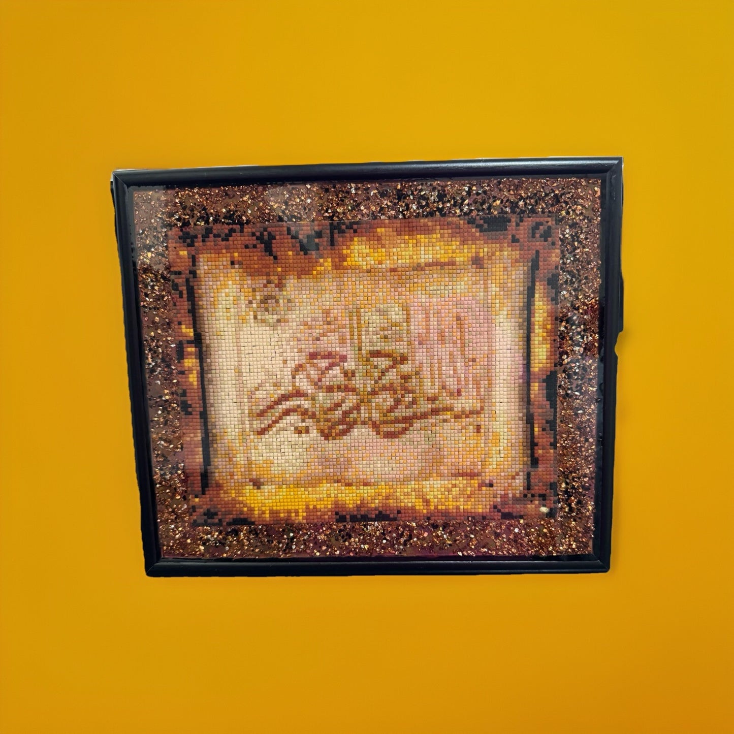 Islamic Wedding Gift Wall Decoration Diamond Painting Art Sealed With Resin