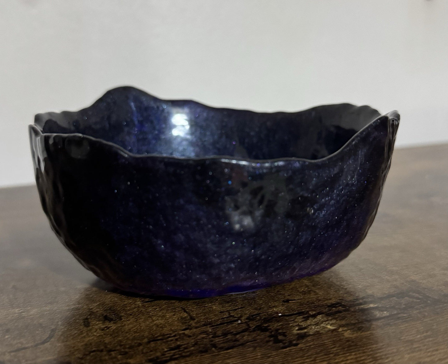 Decorative Resin Bowl Candy Dish Fig Colour Purple Black Gold Home Decor Gift Uk