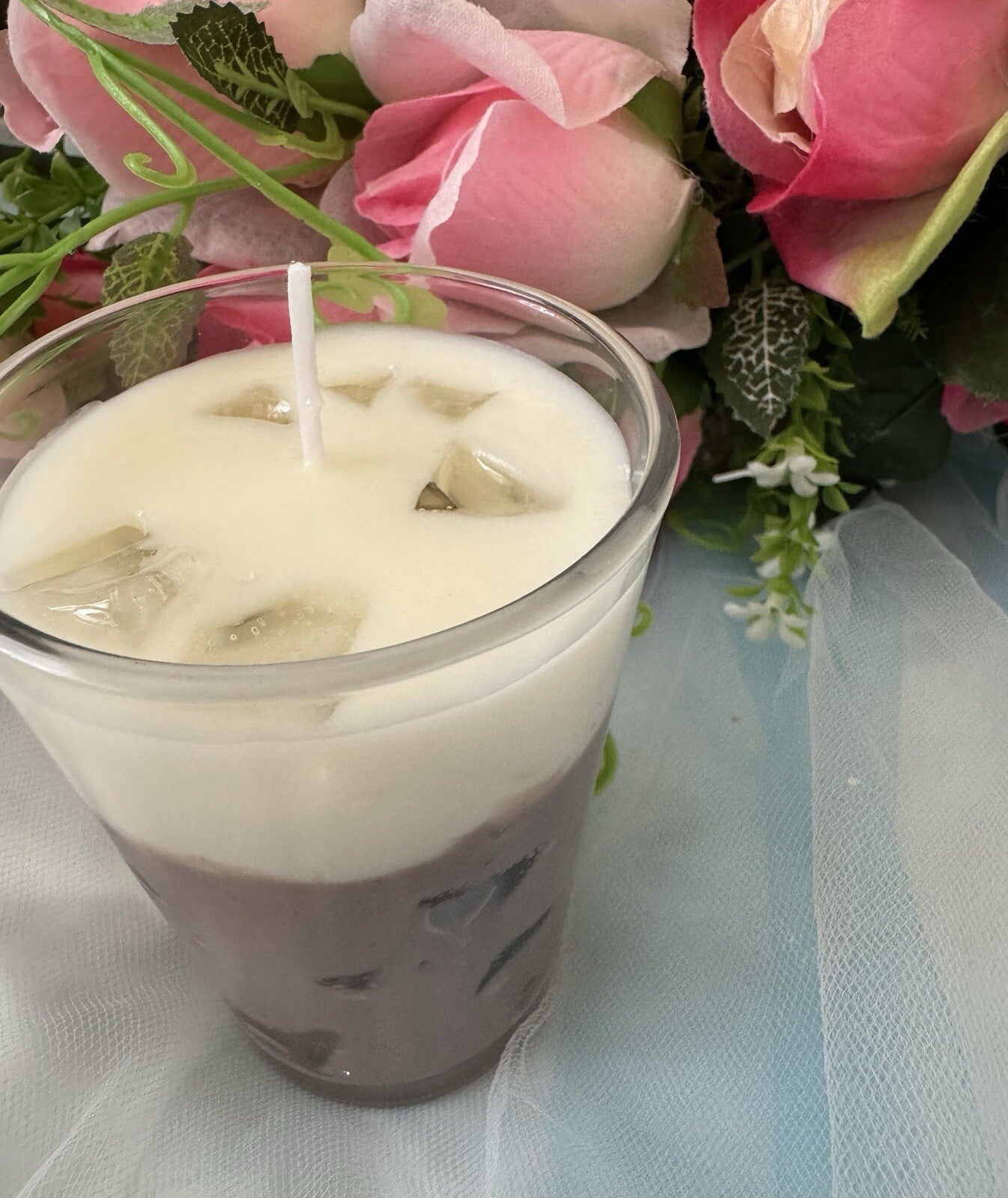 Iced coffee candle
