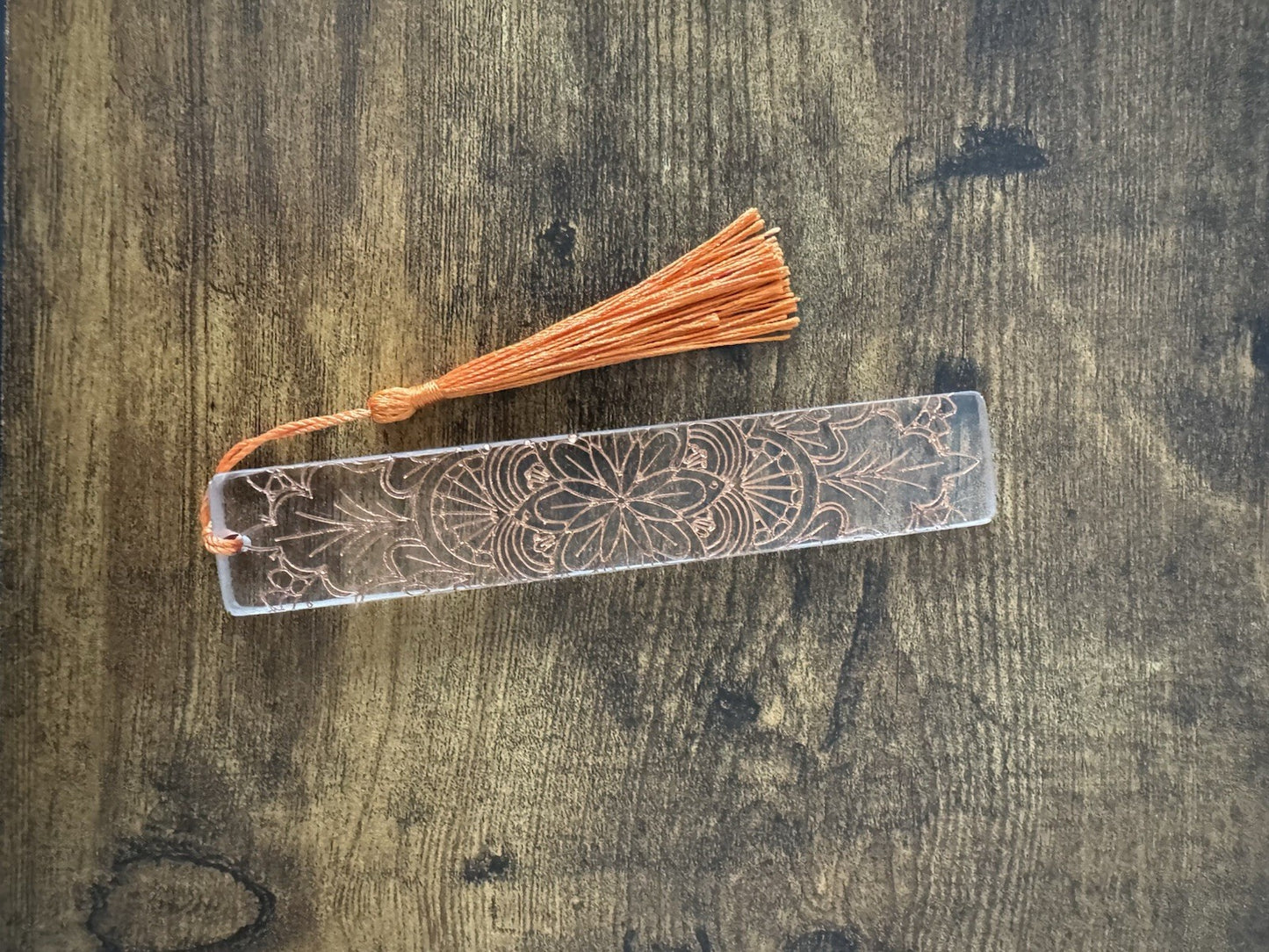 Bookmarks Clear Background  And Gold Embossed Stripe