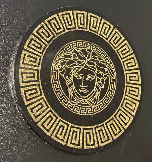 Medusa Style Coaster Gold/Silver– Durable Handmade Resin, Authentic Quality