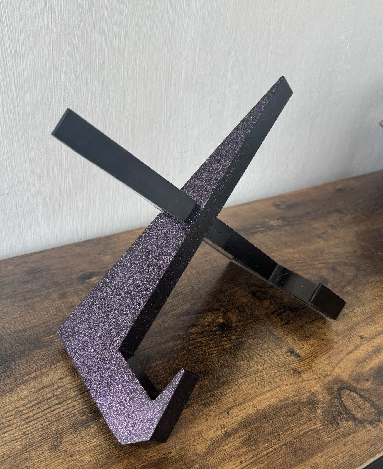 Display Stand For Frame Tablet Plate Round Clock Handmade Resin