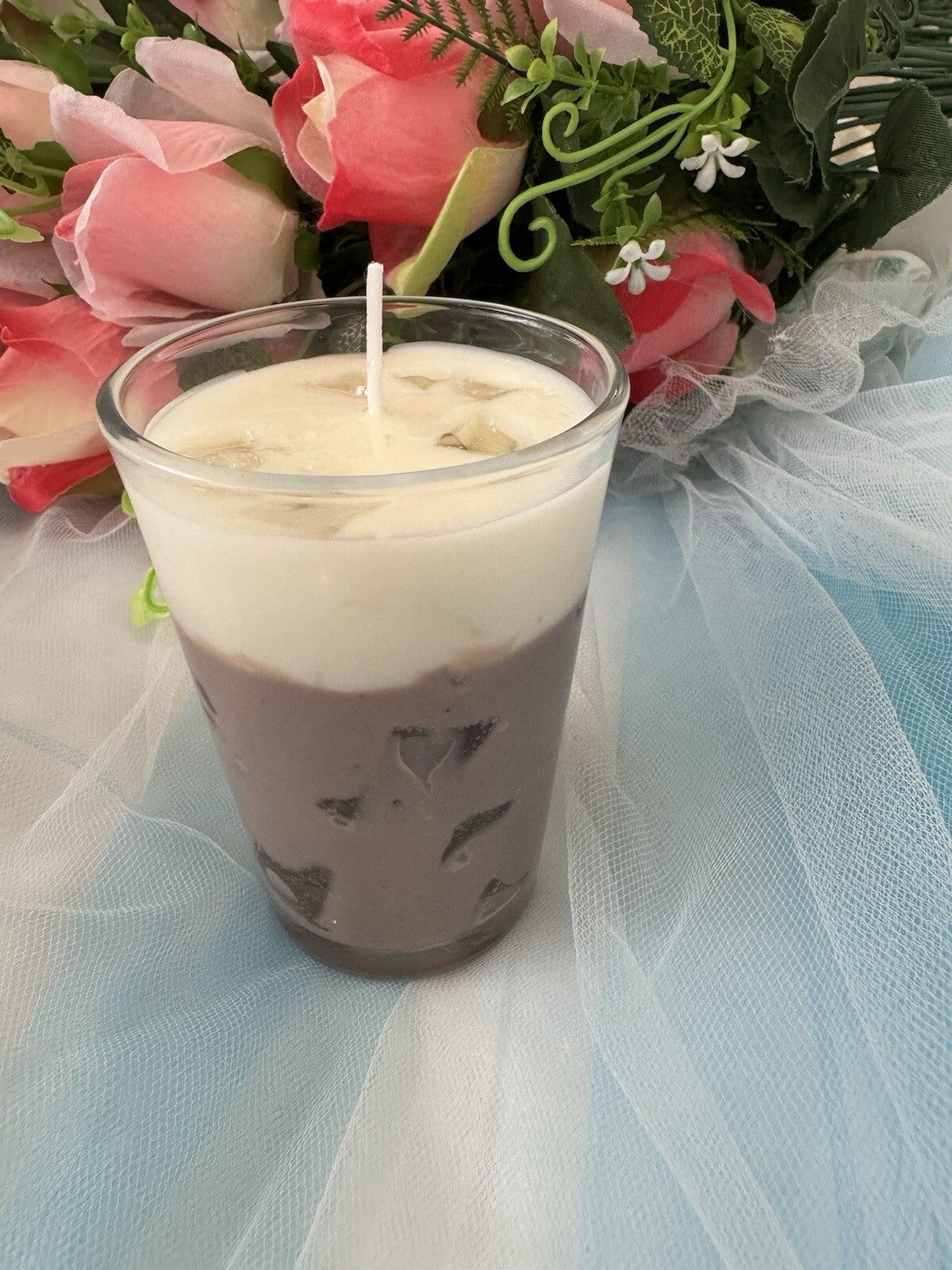 Iced coffee candle