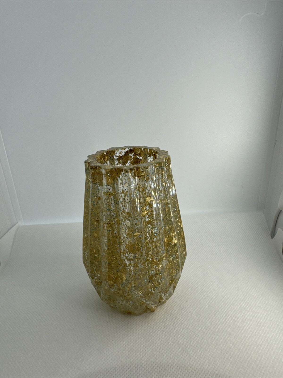 Small Resin Vase for Artificial Flowers or Air Plants – Handmade Decorative