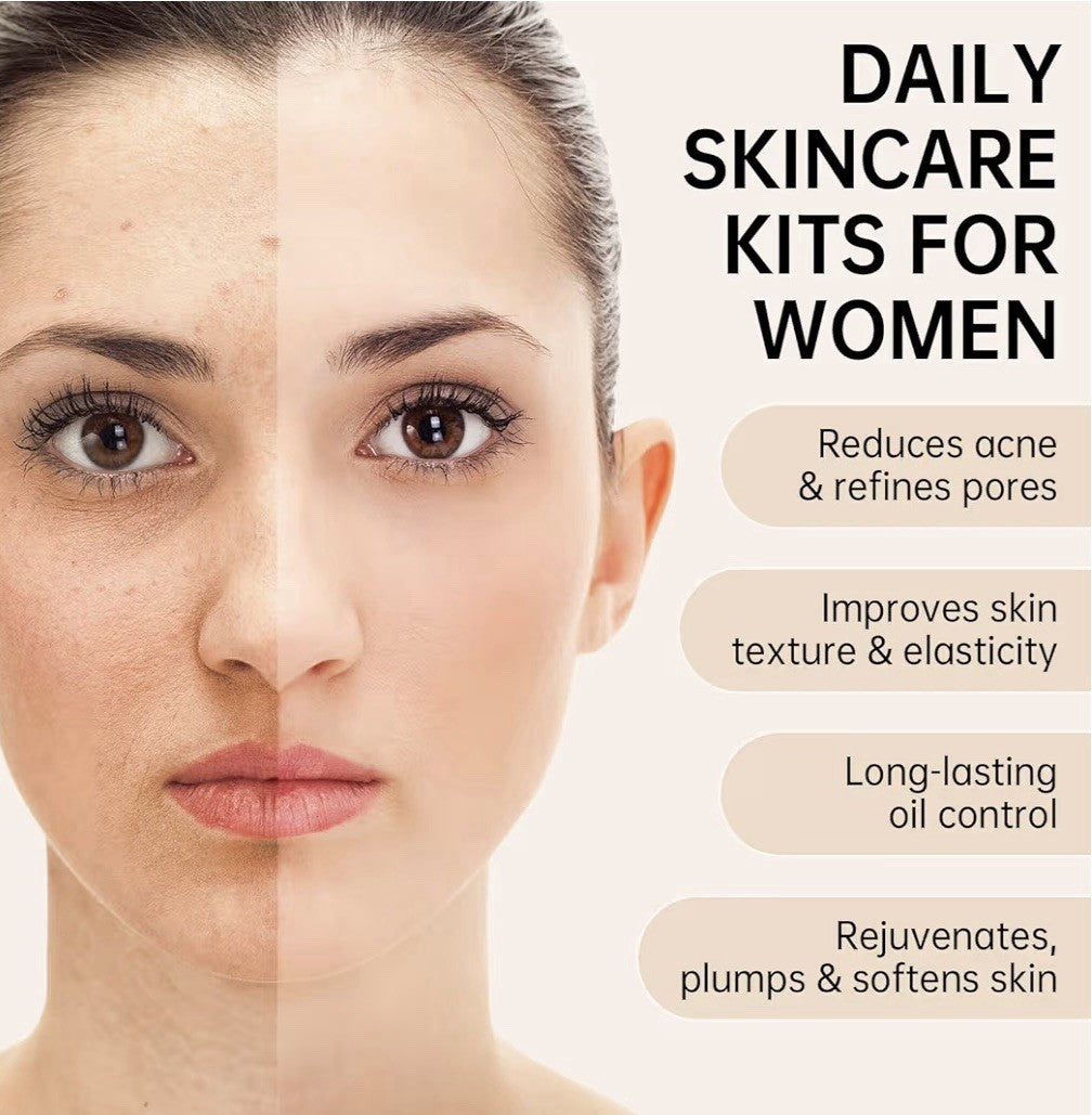 7 Pieces Collagen Skin Care Set Anti Aging Skincare Set for Wrinkles All Skin