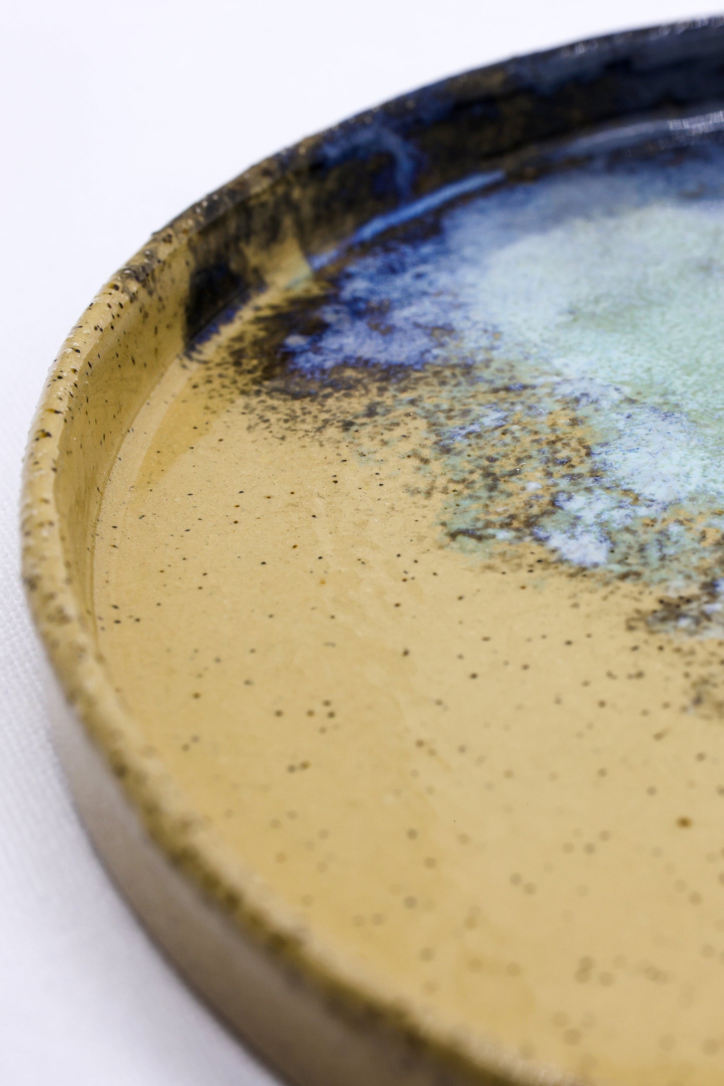 27 cm Aegean Stoneware Handmade Ceramic Dinner Plate