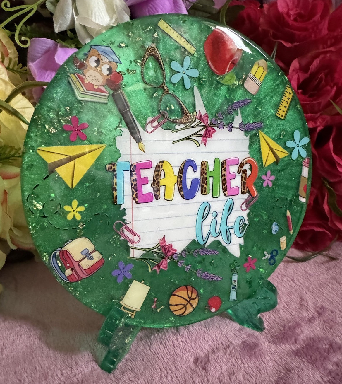 Teacher Appreciation Gift  Thank you display stand